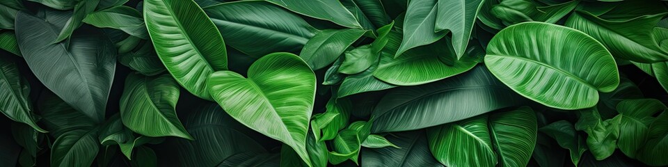 Tropical Leaves Elegance: Vibrant Photoshoot Generative AI