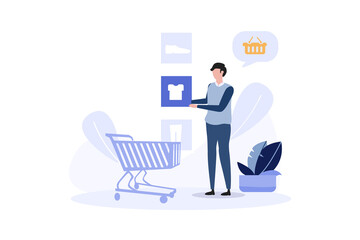 Shopping Online Onboarding App Screens © nanoagency