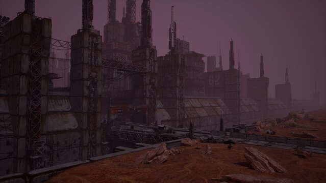 Sci-Fi Post-Apocalyptic City