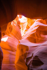 Antelope canyon the most beautiful canyon in USA 