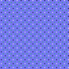 Abstract geometric simple fabric pattern White black green polka dots on a blue background