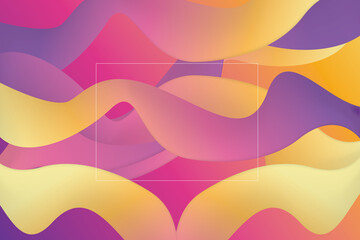 abstract colorful background with waves
