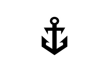 Anchor logo in flat style © FendyTerisno