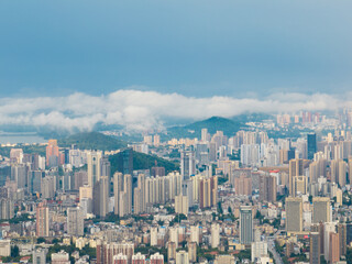 Wuhan City landmark and Skyline Landscapes  
