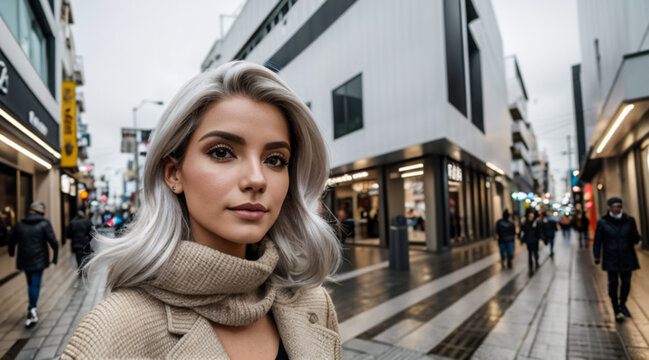 Beautiful model for commercials