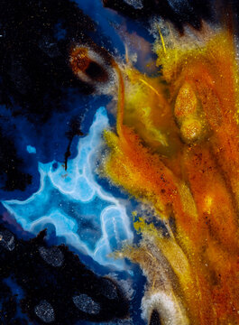 Colorful agate texture details
