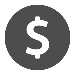 Money payment icon symbol vector image. Illustration of the dollar currency coin design image