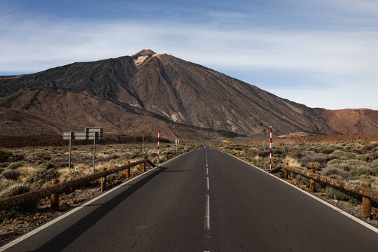 Road to the volcano.