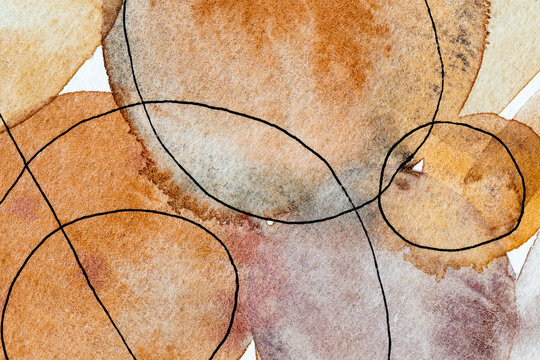 Pigment art painting earthy shades of nature