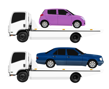 Car slide on truck roadside assistance