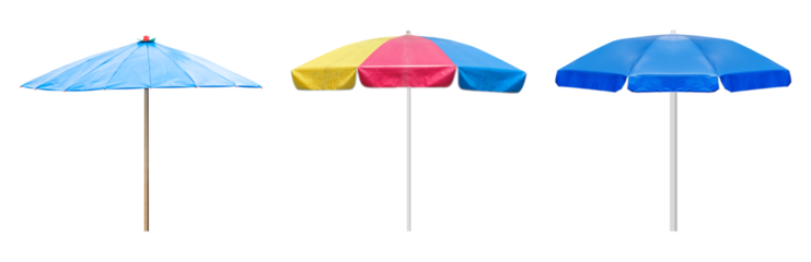 Collection set mockup umbrella