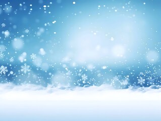 Fototapeta premium christmas background with snowflakes