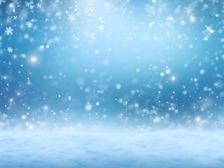 Fototapeta premium christmas background with snowflakes