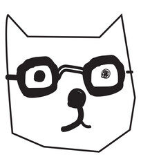 cat vector,Elements and Craft Design.