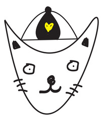cat vector,Elements and Craft Design.