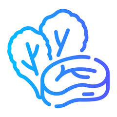 nutrition Line Gradient Icon