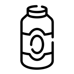 baby powder Line Icon