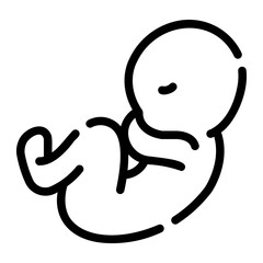 newborn Line Icon