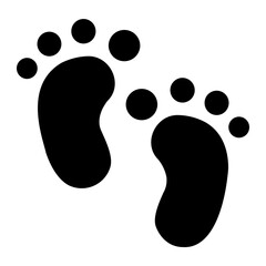 footprint Solid icon