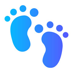 footprint Gradient icon
