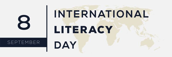 International Literacy Day, held on 8 September.