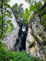 South Bulgaria, Rhodopes mountain range, cave: Imam kaya