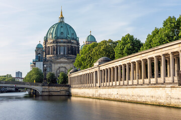 High resolution image of the Museum Island in Berlin with the Cathedral