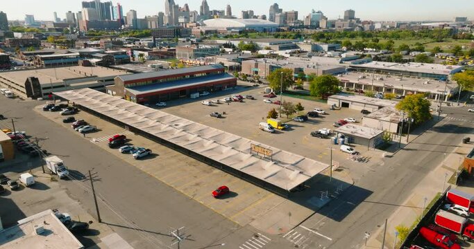 Eastern Market Shed and Parking Aerial View