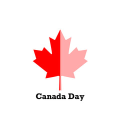 Celebration symbols and emblems with alphabets and typography of Happy Canada Day on 1 July 2021. Anniversary of National Day and federal holiday in Canada