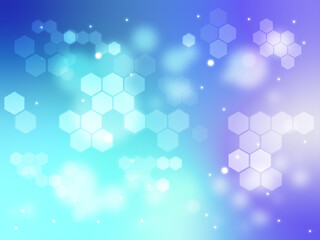 Cyber ​​background material (blue)