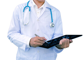 Doctor Using Digital Tablet. Healthcare Medicine Concept