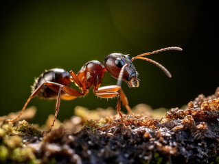 ant on a leaf