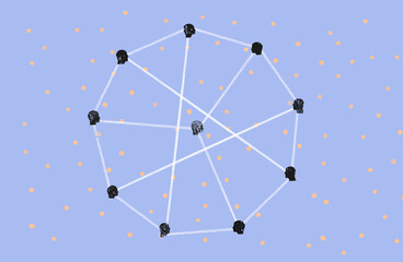 People network structure concept