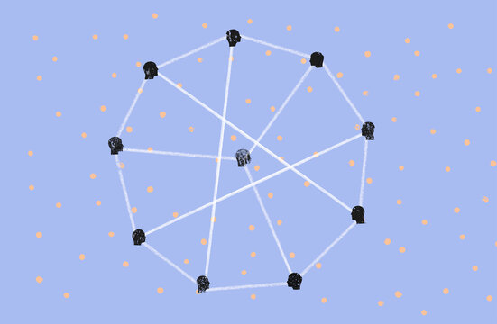 People network structure concept