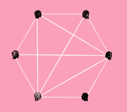 People connecting concept