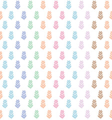 Seamless pattern leave rainbow แนสนพ for background