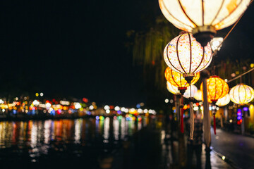 Asian lanterns in Hoi An, Vietnam