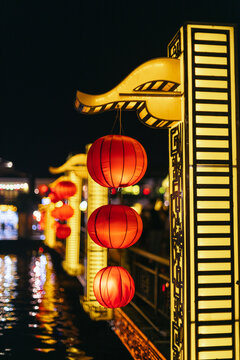 Asian lanterns in Hoi An, Vietnam