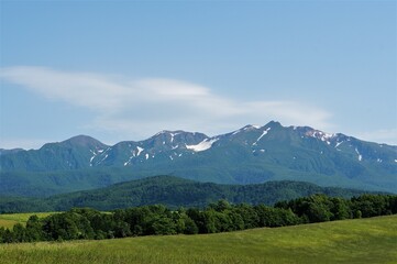 Landscape of Mount Daisetsu