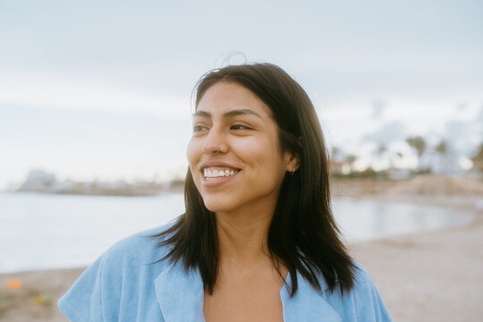 Smiling Beach Portrait