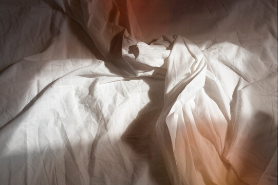 Warm light on the bed