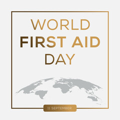 World First Aid Day, held on 11 September.