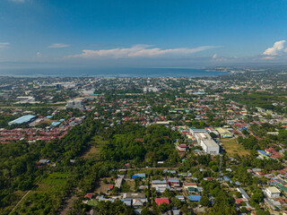 Modern city landscape of General Santos. Mindanao, Philippines. Cityscape.