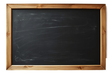 Wooden Framed Blank Chalkboard, Generative Ai