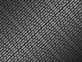 Black metal texture steel background. Perforated metal sheet.