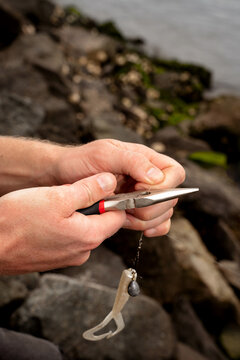 Fisherman Preps Lure