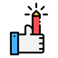creativity pencil icon