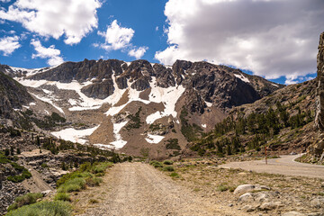 View of Snowy Mountain, Yosemite National Park