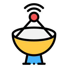 broadcast satellite icon