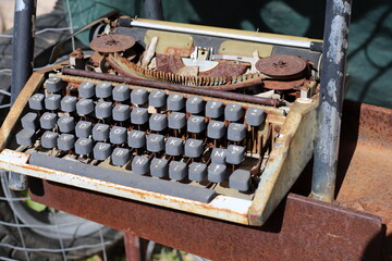 Old and antique items are sold at a flea market in Israel.